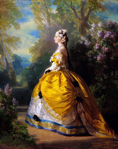 Empress Eugénie à la Marie-Antoinette by Franz Xaver Winterhalter
